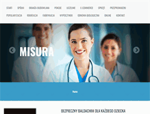 Tablet Screenshot of misura.com.pl